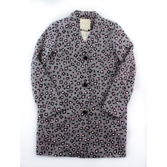 NWT Kate Spade New York $548 Cheetah Coat Jacket Women's Size SMALL S1E1 - Picture 2 of 2